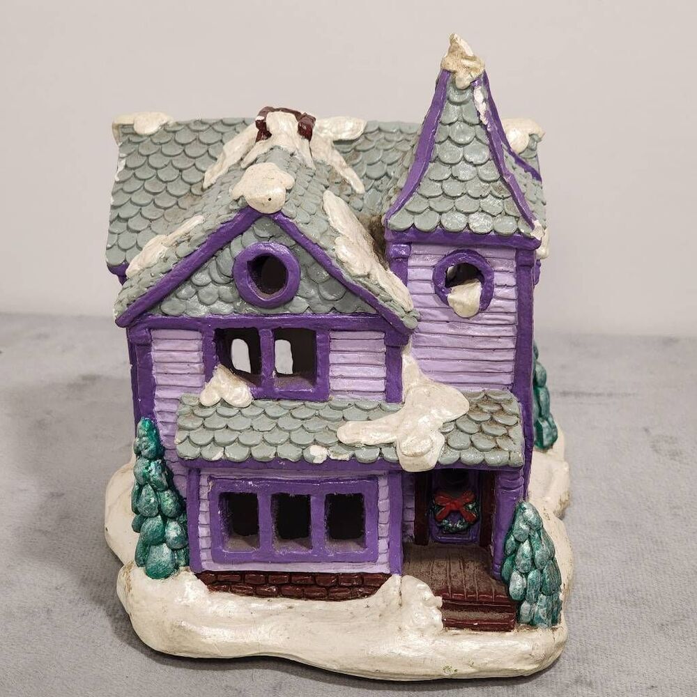 Ceramic Christmas Village House